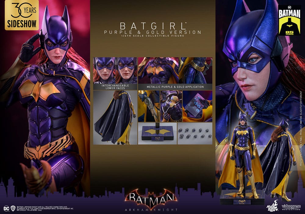 Hot Toys Batman Arkham Knight Batgirl (Purple and Gold Version) 1/6 Actionfigur