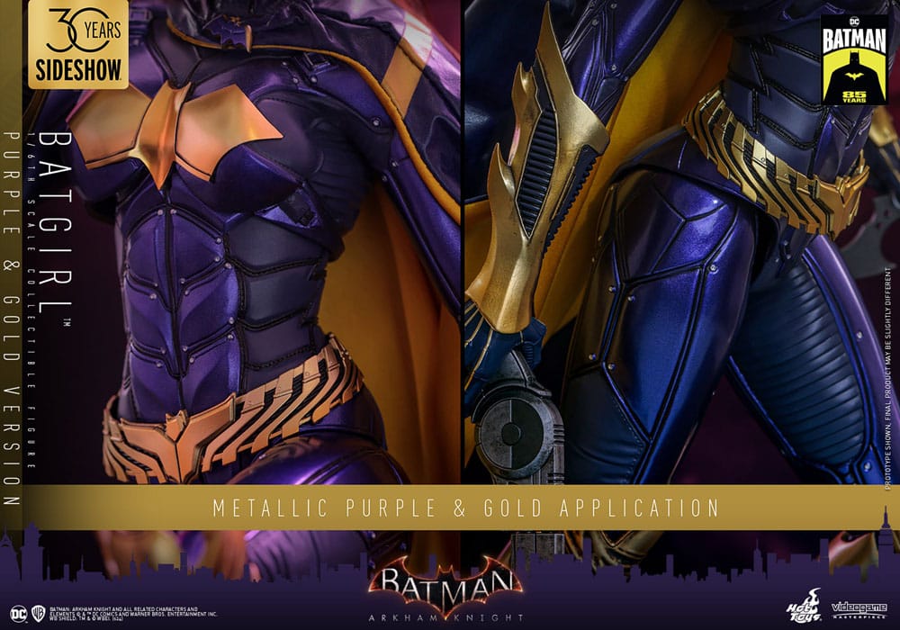 Hot Toys Batman Arkham Knight Batgirl (Purple and Gold Version) 1/6 Actionfigur