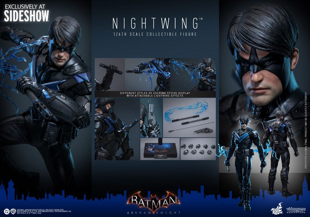Hot Toys Batman Arkham Knight Nightwing Videogame Masterpiece 1/6 Actionfigur