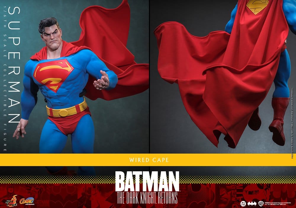 Hot Toys Batman: The Dark Knight Returns Comic Masterpiece Actionfigur 1/6 Superman 34 cm