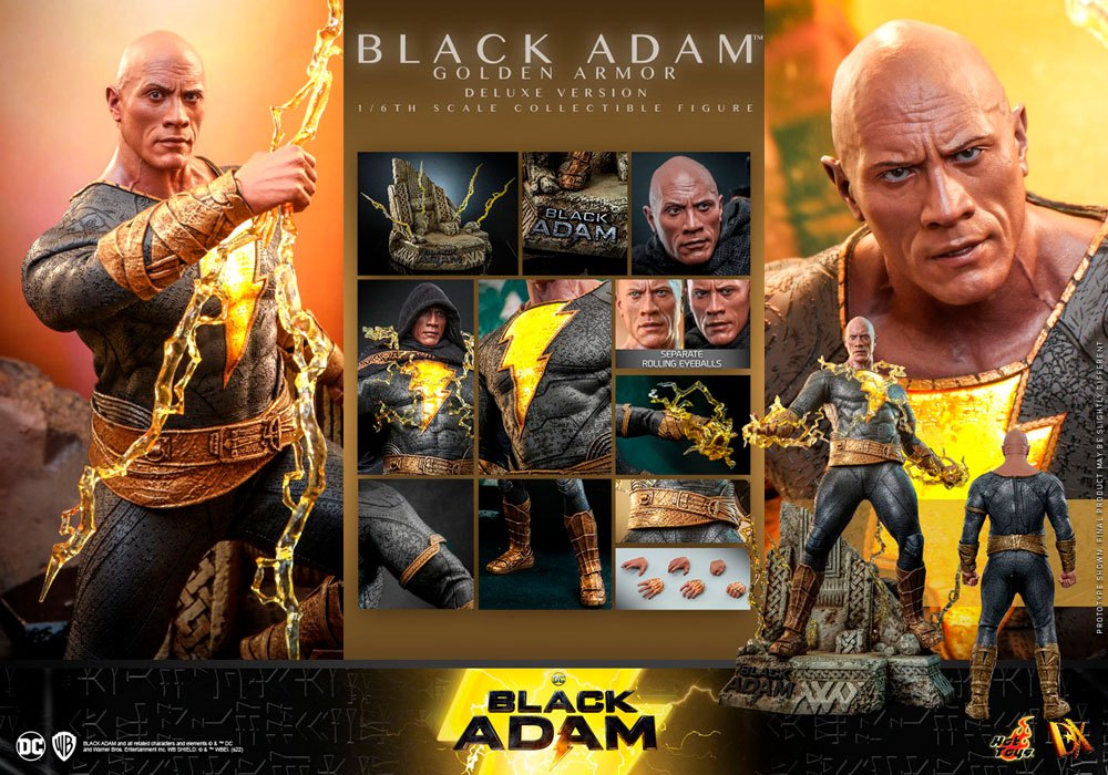 Hot Toys Black Adam (Golden Armor) DX Deluxe Version 1/6 Actionfigur