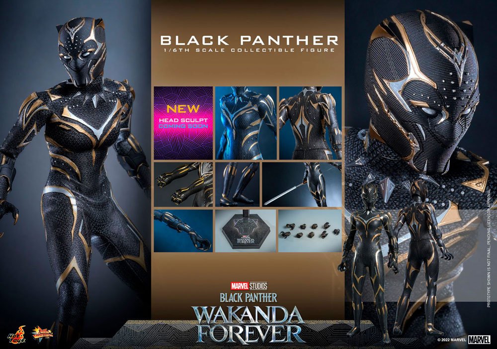 Hot Toys Black Panther Wakanda Forever Black Panther 1/6 Actionfigur