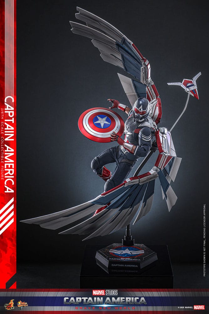 Hot Toys Captain America Brave New World 1/6 Actionfigur