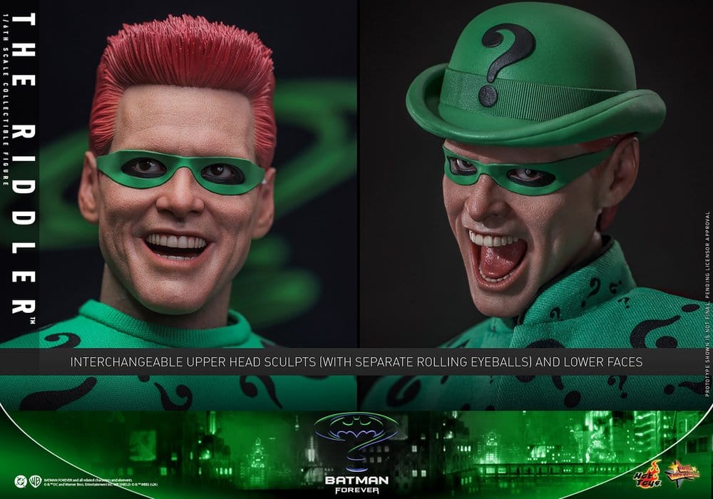 Hot Toys DC Comics Batman Forever Riddler 1/6 Actionfigur