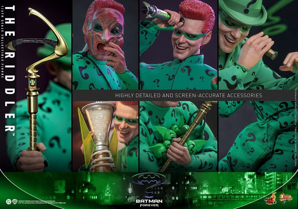 Hot Toys DC Comics Batman Forever Riddler 1/6 Actionfigur