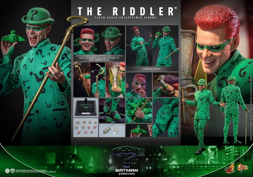 Hot Toys DC Comics Batman Forever Riddler 1/6 Actionfigur