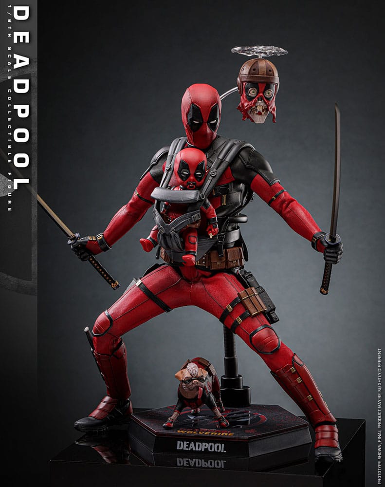 Hot Toys Deadpool & Wolverine Deadpool 1/6 Movie Masterpiece Actionfigur 31 cm