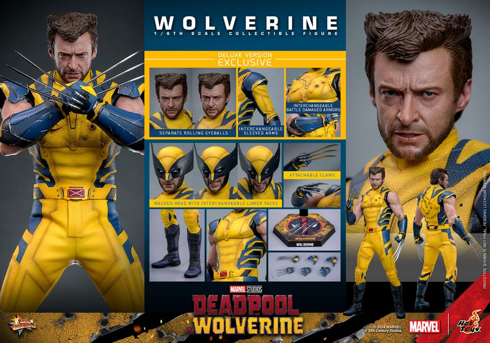 Hot Toys Deadpool & Wolverine Wolverine (Deluxe Version) 1/6 Actionfigur