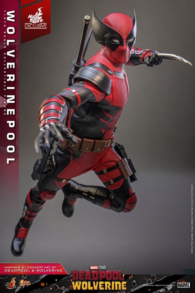 Hot Toys Deadpool & Wolverine Wolverinepool Hot Toys Exclusive 1/6 Actionfigur