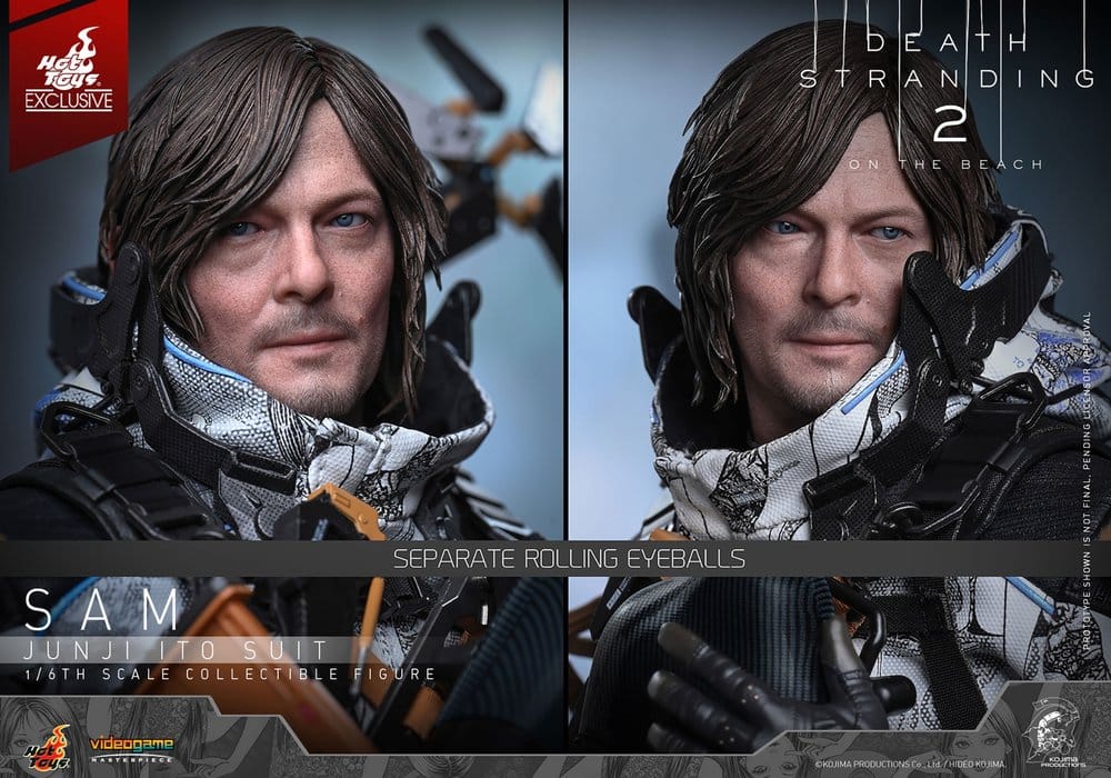Hot Toys Death Stranding Sam Porter Bridges (Junji Ito Suit) Heo Exclusive 1/6 Actionfigur