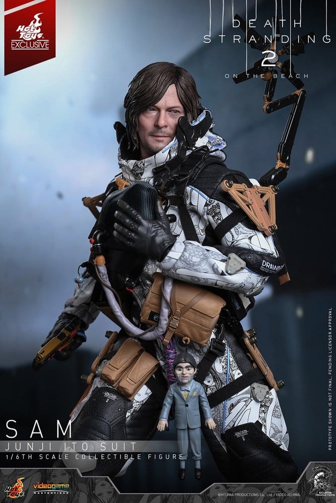 Hot Toys Death Stranding Sam Porter Bridges (Junji Ito Suit) Heo Exclusive 1/6 Actionfigur
