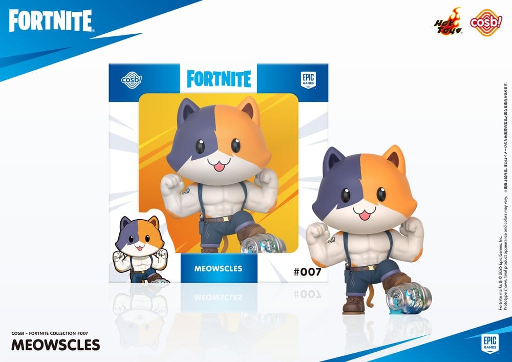 Hot Toys Fortnite Meowscles Cosbi Minifigur