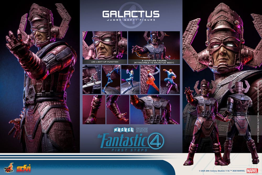 Hot Toys Galactus Jumbo Sofvi The Fantastic Four First Steps Vinyl-Figur