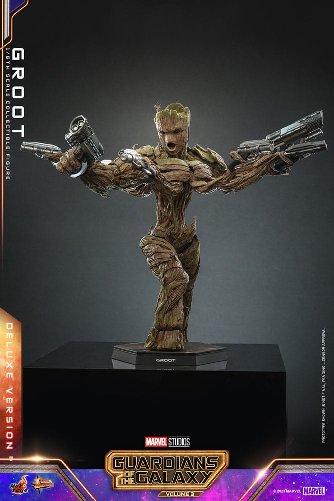 Hot Toys Guardians of the Galaxy Vol. 3 Groot (Deluxe Version) 1/6 Actionfigur Movie Masterpiece 32 m