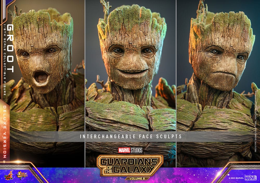 Hot Toys Guardians of the Galaxy Vol. 3 Groot (Deluxe Version) 1/6 Actionfigur Movie Masterpiece 32 m