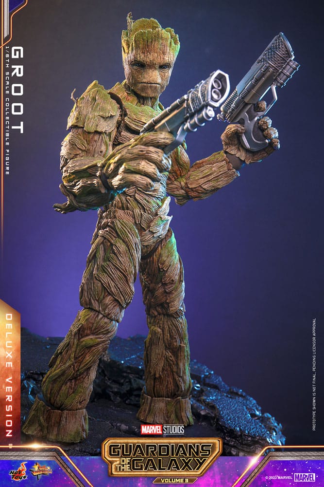 Hot Toys Guardians of the Galaxy Vol. 3 Groot (Deluxe Version) 1/6 Actionfigur Movie Masterpiece 32 m