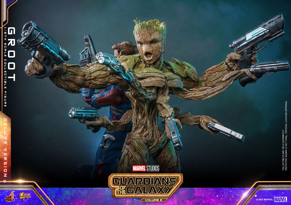 Hot Toys Guardians of the Galaxy Vol. 3 Groot (Deluxe Version) 1/6 Actionfigur Movie Masterpiece 32 m