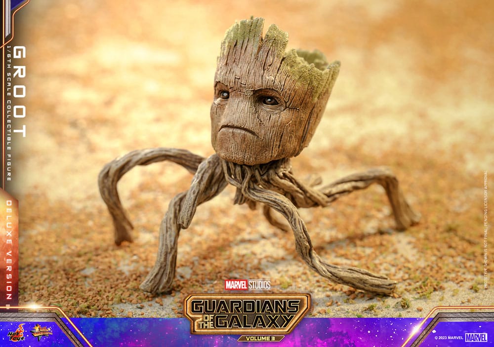 Hot Toys Guardians of the Galaxy Vol. 3 Groot (Deluxe Version) 1/6 Actionfigur Movie Masterpiece 32 m