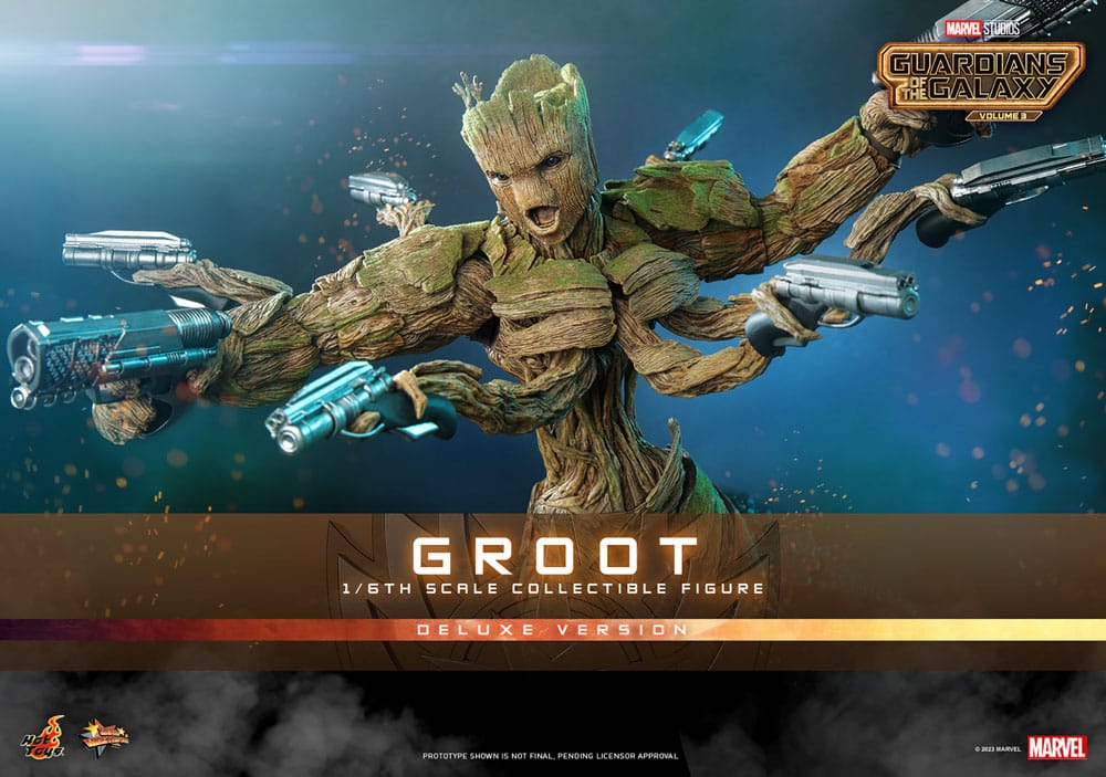Hot Toys Guardians of the Galaxy Vol. 3 Groot (Deluxe Version) 1/6 Actionfigur Movie Masterpiece 32 m