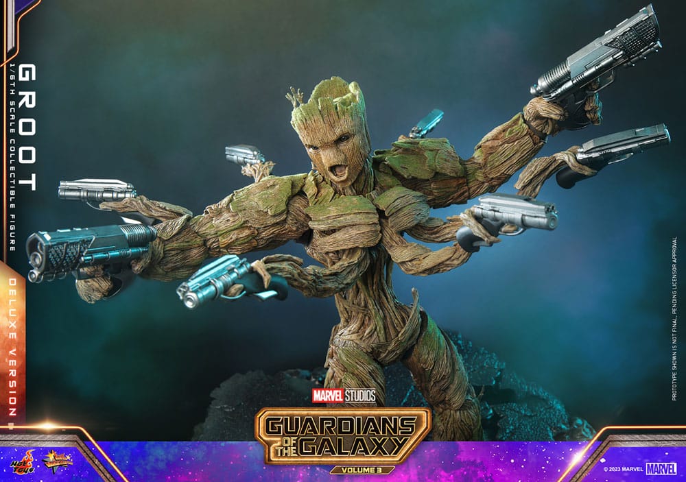 Hot Toys Guardians of the Galaxy Vol. 3 Groot (Deluxe Version) 1/6 Actionfigur Movie Masterpiece 32 m