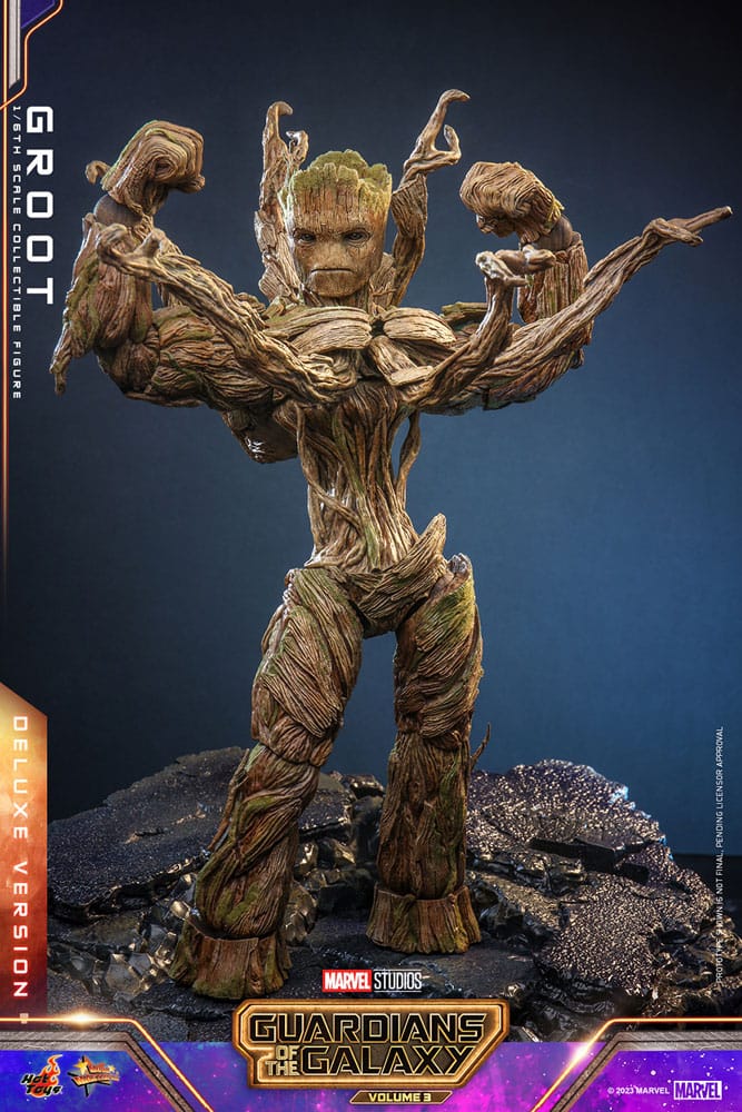 Hot Toys Guardians of the Galaxy Vol. 3 Groot (Deluxe Version) 1/6 Actionfigur Movie Masterpiece 32 m