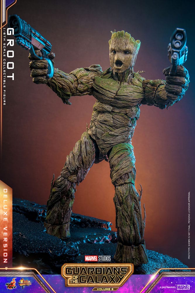 Hot Toys Guardians of the Galaxy Vol. 3 Groot (Deluxe Version) 1/6 Actionfigur Movie Masterpiece 32 m