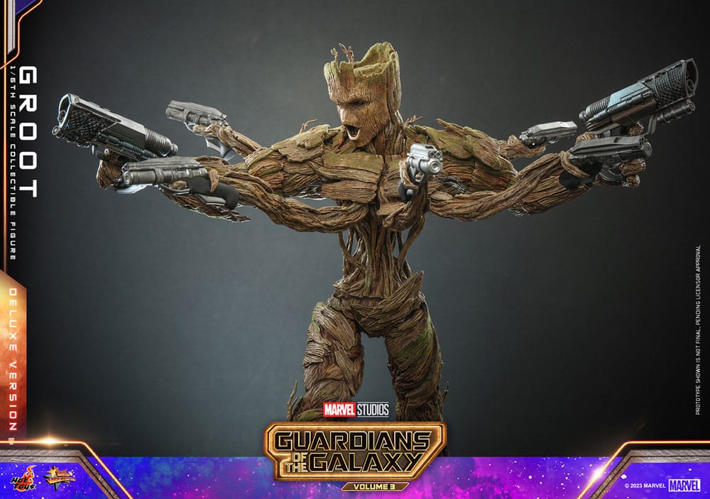 Hot Toys Guardians of the Galaxy Vol. 3 Groot (Deluxe Version) 1/6 Actionfigur Movie Masterpiece 32 m