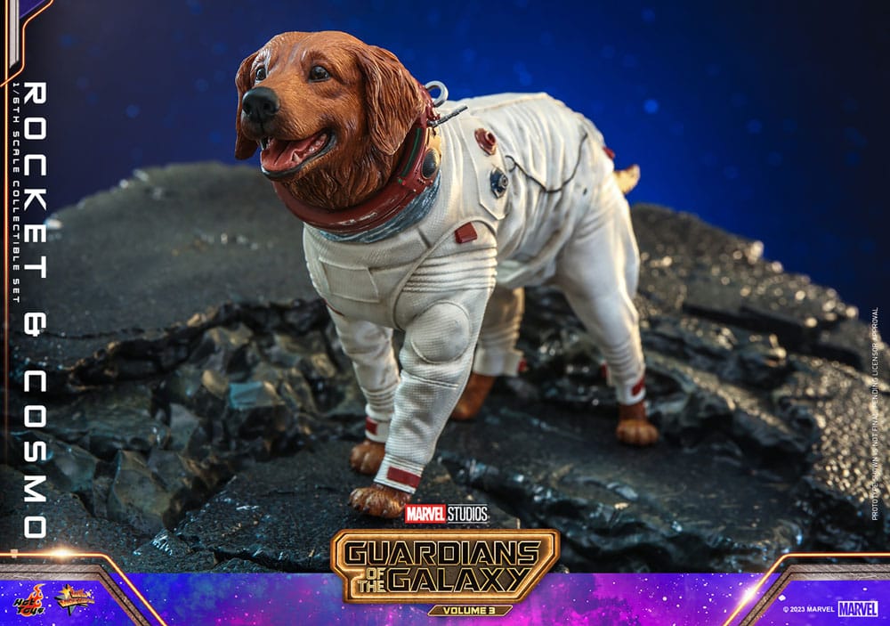Hot Toys Guardians of the Galaxy Vol. 3 Rocket & Cosmo Movie Masterpiece 1/6 Actionfigur