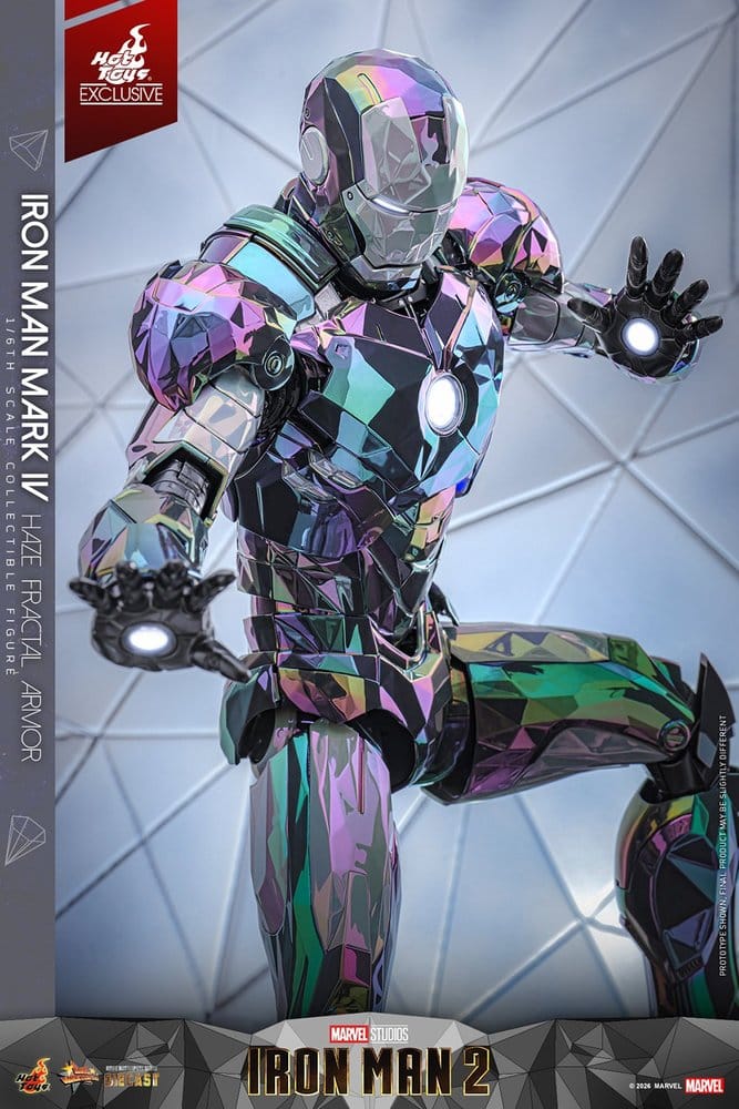 Hot Toys Iron Man 2 Iron Man Mark IV (Haze Fractal Armor) 1/6 Actionfigur