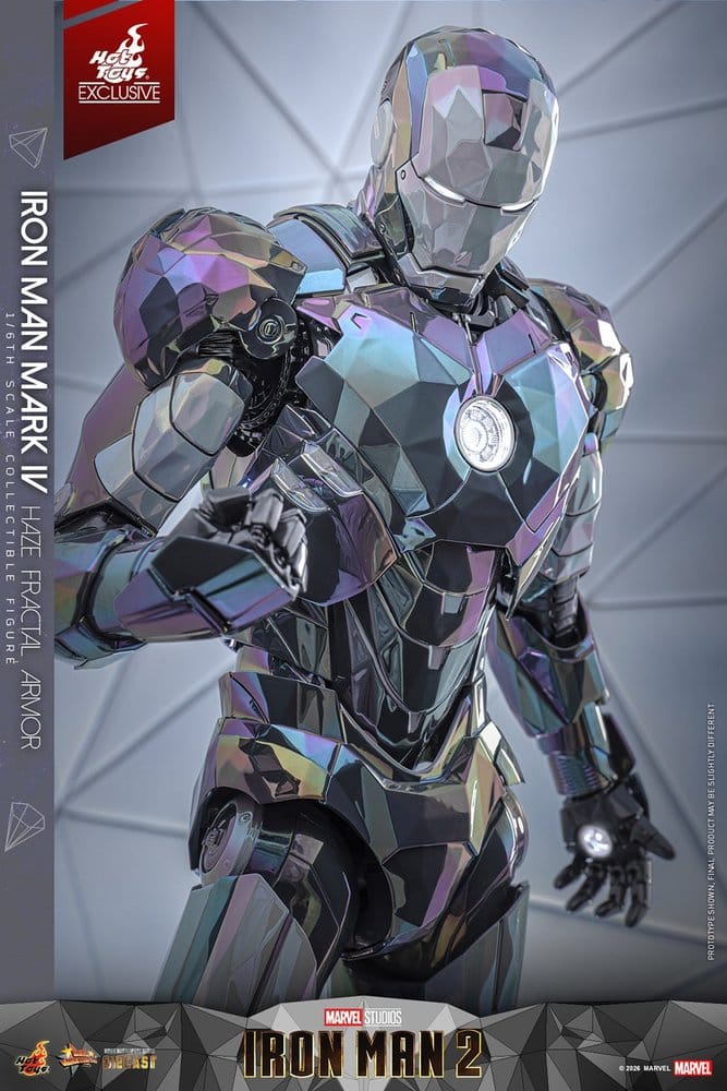 Hot Toys Iron Man 2 Iron Man Mark IV (Haze Fractal Armor) 1/6 Actionfigur