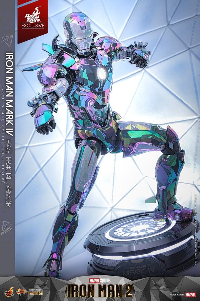 Hot Toys Iron Man 2 Iron Man Mark IV (Haze Fractal Armor) 1/6 Actionfigur