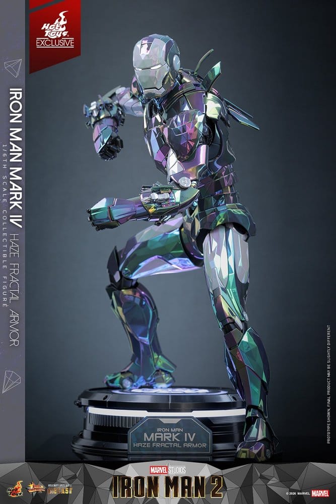 Hot Toys Iron Man 2 Iron Man Mark IV (Haze Fractal Armor) 1/6 Actionfigur
