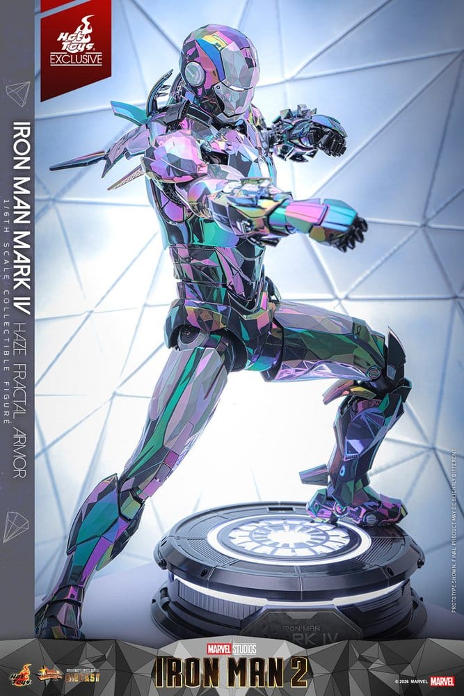 Hot Toys Iron Man 2 Iron Man Mark IV (Haze Fractal Armor) 1/6 Actionfigur