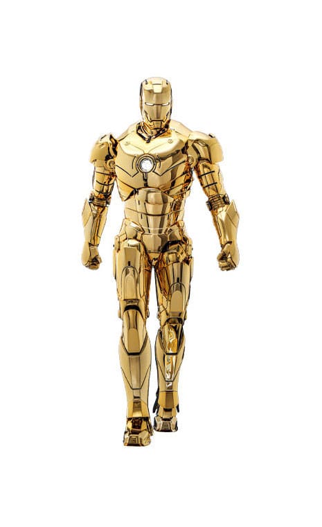 Hot Toys Iron Man Iron Man Mark III Gold Color Version 1/6 Actionfigur