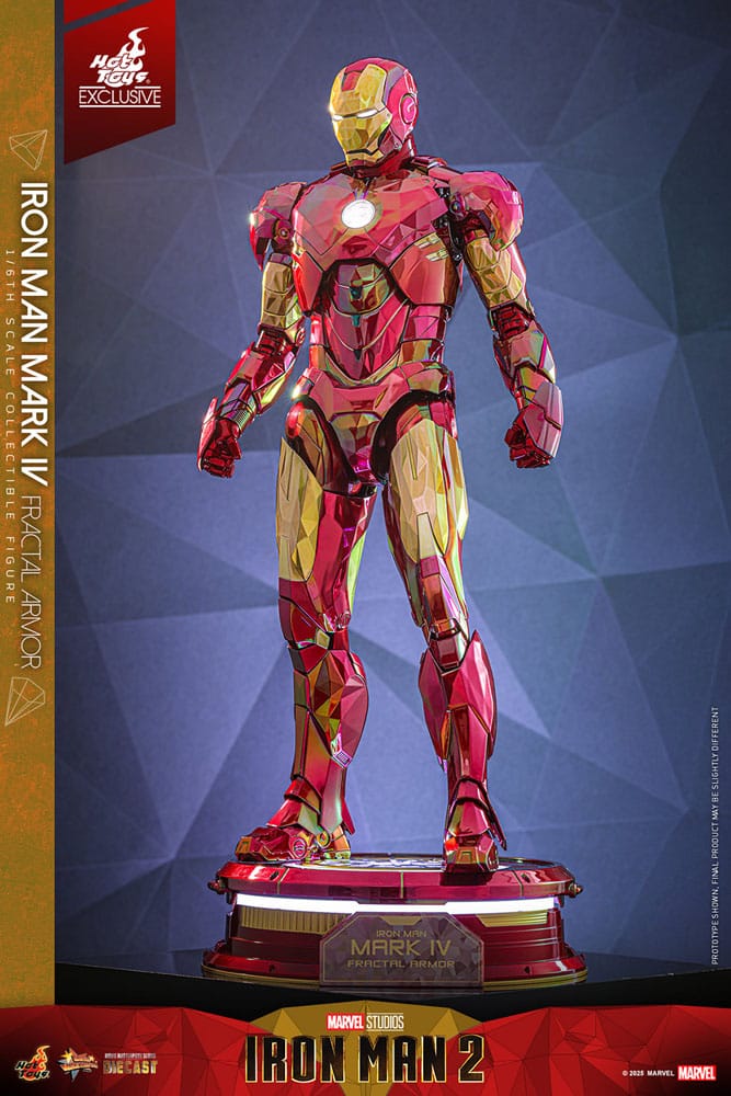 Hot Toys Iron Man Mark VI (Fractal Armor) Diecast Exclusive 1/6 Actionfigur