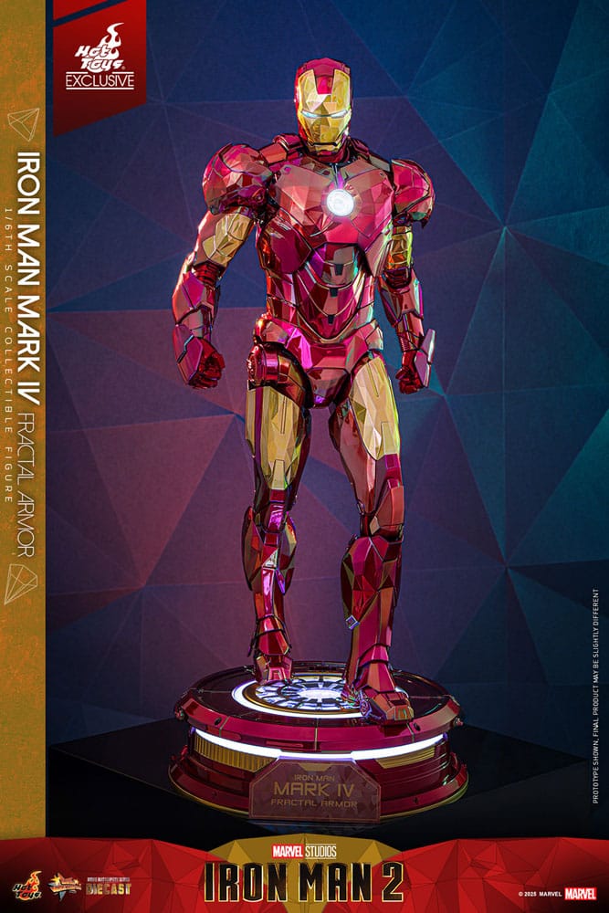 Hot Toys Iron Man Mark VI (Fractal Armor) Diecast Exclusive 1/6 Actionfigur