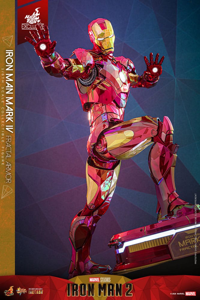 Hot Toys Iron Man Mark VI (Fractal Armor) Diecast Exclusive 1/6 Actionfigur