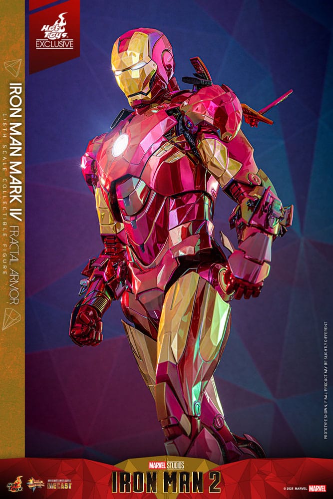 Hot Toys Iron Man Mark VI (Fractal Armor) Diecast Exclusive 1/6 Actionfigur