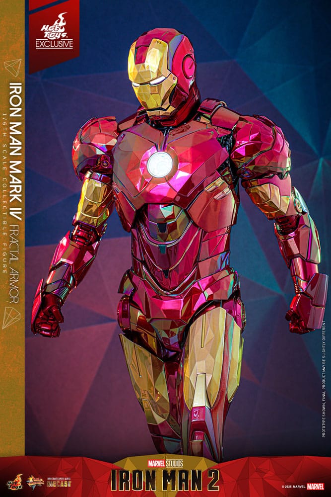 Hot Toys Iron Man Mark VI (Fractal Armor) Diecast Exclusive 1/6 Actionfigur
