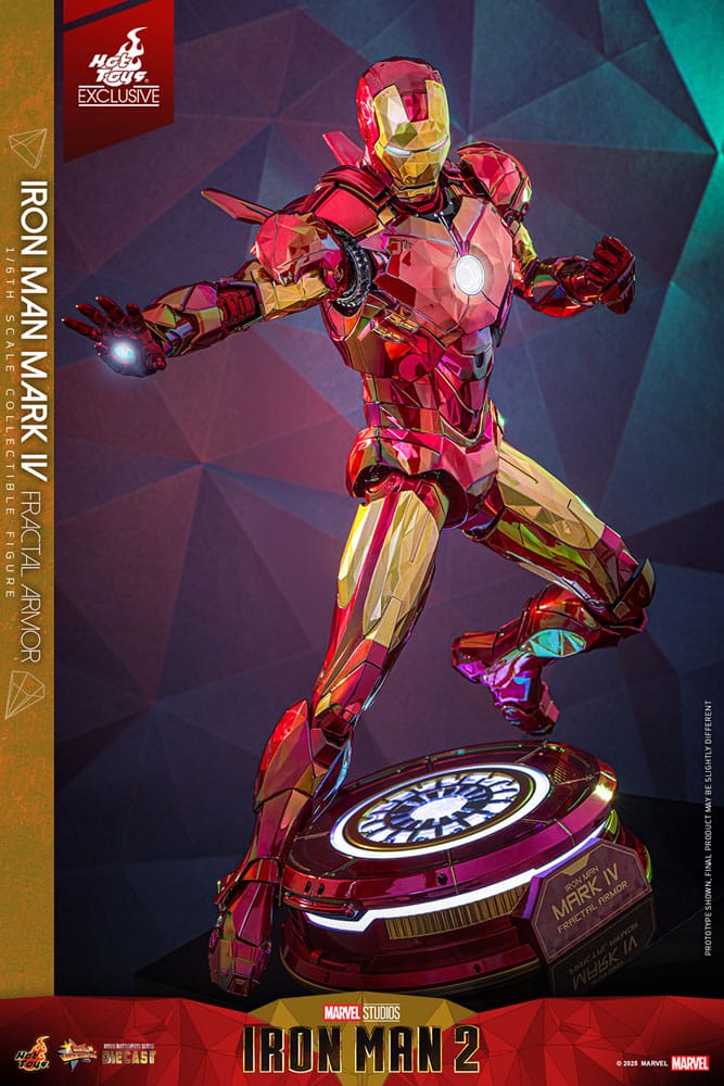 Hot Toys Iron Man Mark VI (Fractal Armor) Diecast Exclusive 1/6 Actionfigur