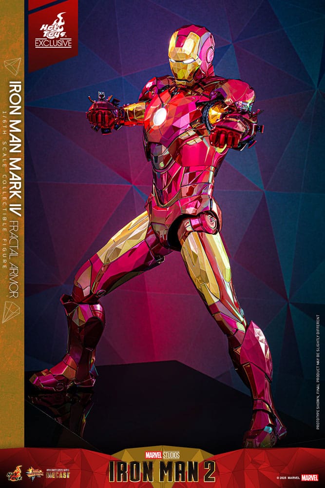 Hot Toys Iron Man Mark VI (Fractal Armor) Diecast Exclusive 1/6 Actionfigur