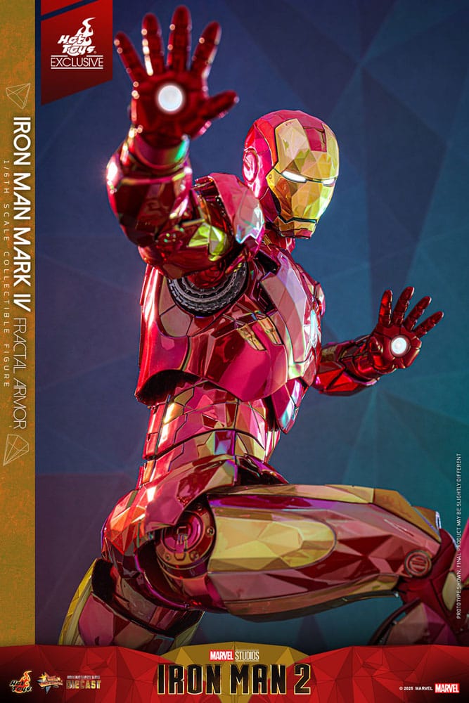 Hot Toys Iron Man Mark VI (Fractal Armor) Diecast Exclusive 1/6 Actionfigur