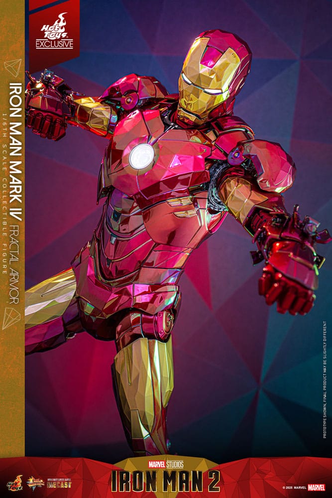 Hot Toys Iron Man Mark VI (Fractal Armor) Diecast Exclusive 1/6 Actionfigur
