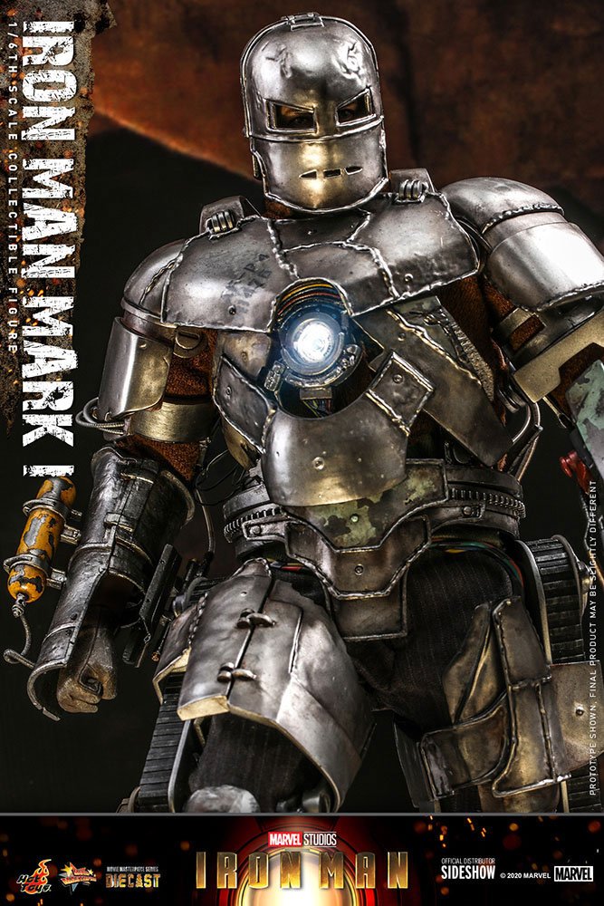 Hot Toys Iron Man Movie Masterpiece Actionfigur 1/6 Iron Man Mark I 30 cm