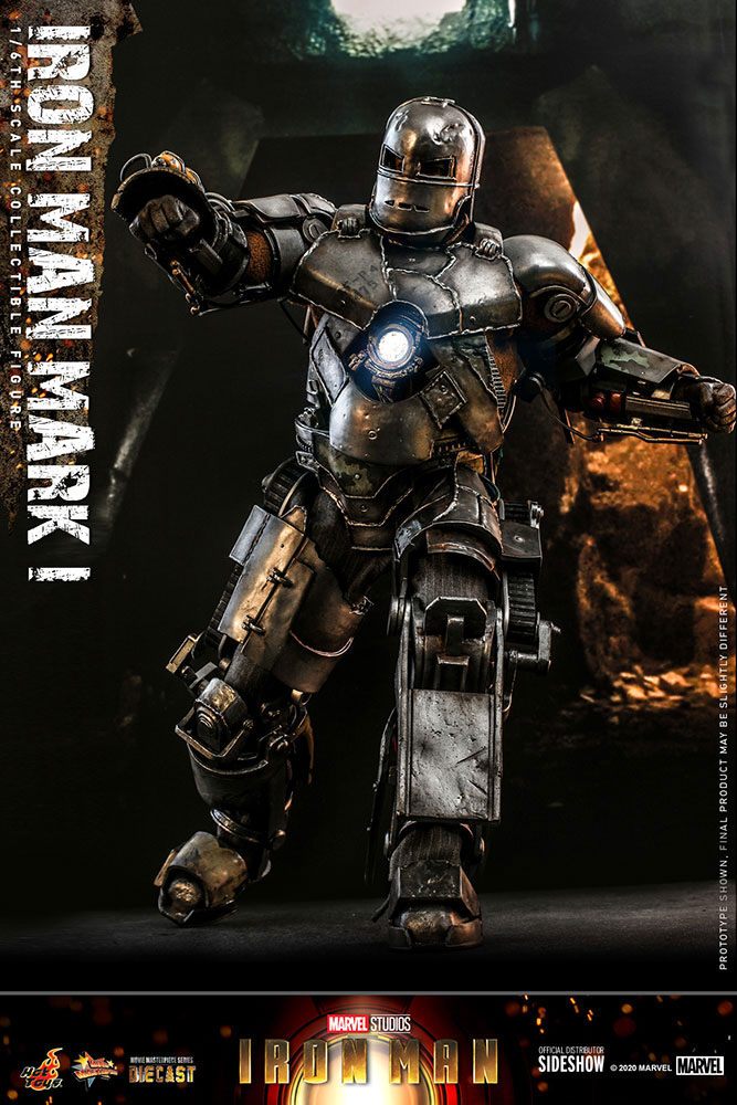 Hot Toys Iron Man Movie Masterpiece Actionfigur 1/6 Iron Man Mark I 30 cm