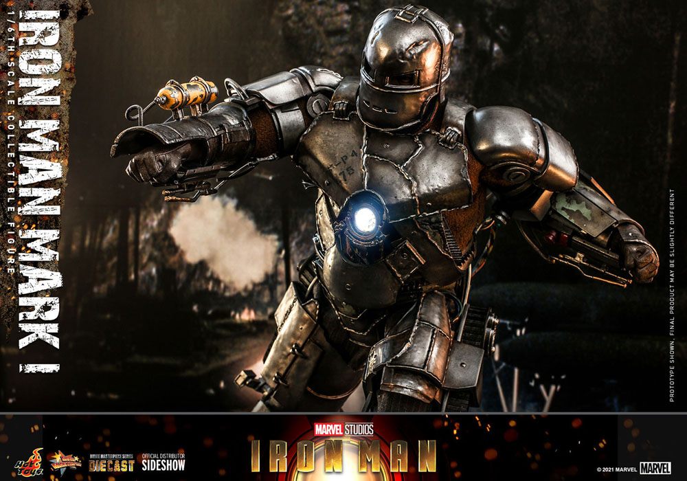 Hot Toys Iron Man Movie Masterpiece Actionfigur 1/6 Iron Man Mark I 30 cm