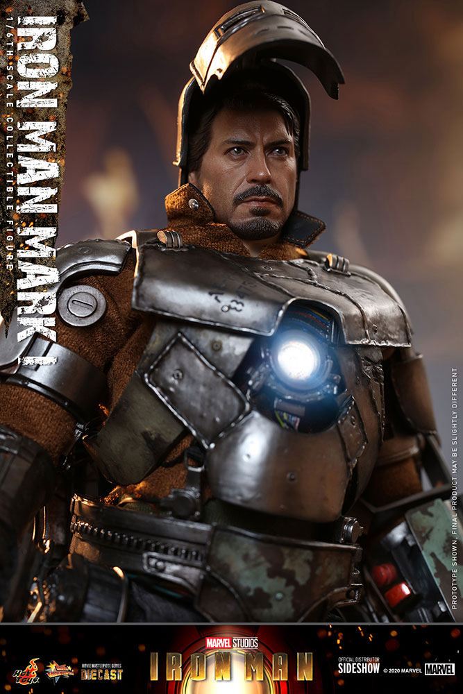 Hot Toys Iron Man Movie Masterpiece Actionfigur 1/6 Iron Man Mark I 30 cm