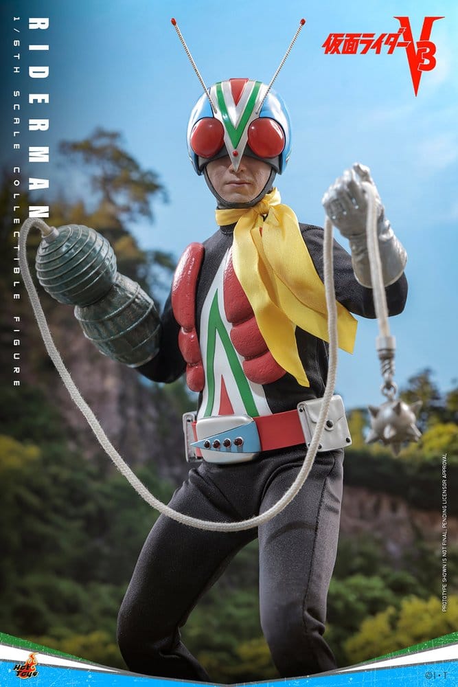 Hot Toys Kamen Rider Actionfigur 1/6 Riderman 30 cm