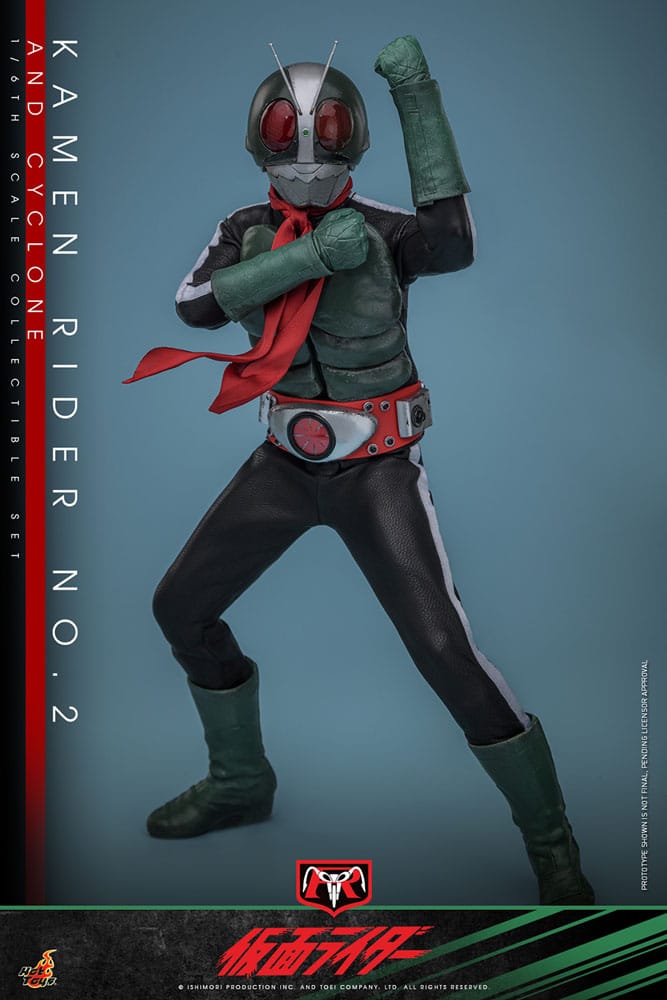 Hot Toys Kamen Rider No. 2 und Cylone 1/6 Actionfigur