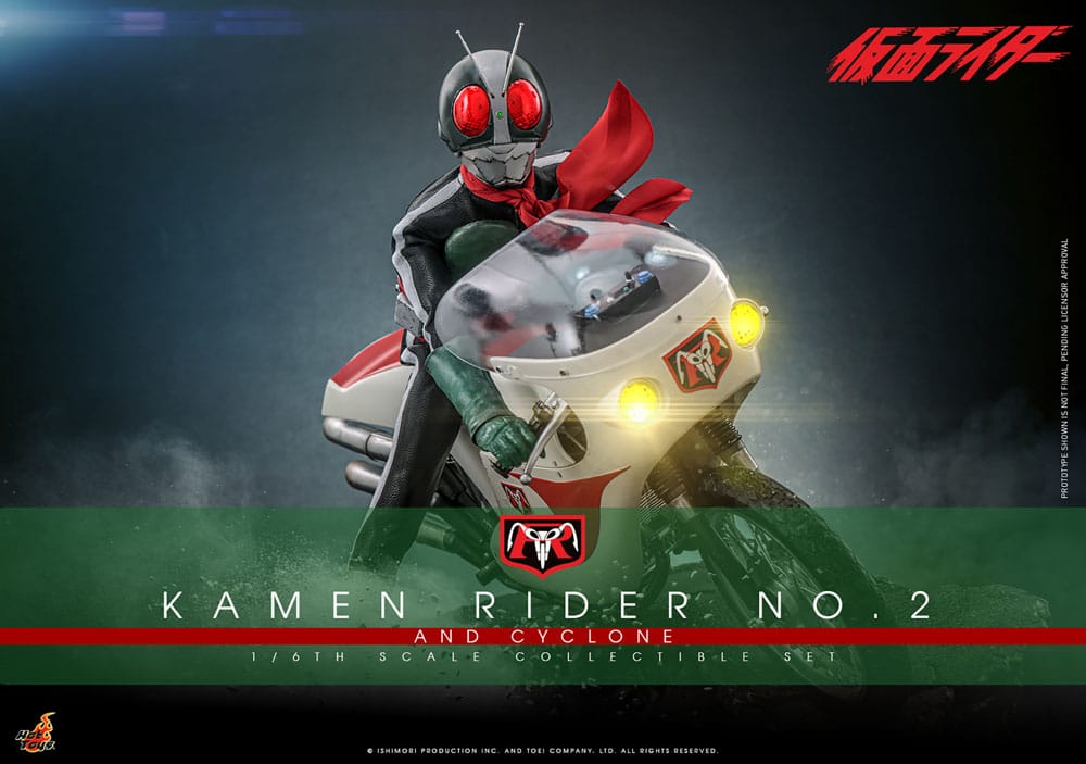Hot Toys Kamen Rider No. 2 und Cylone 1/6 Actionfigur